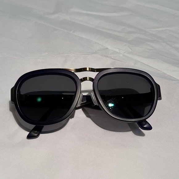 Vintage Moscot frames with prescription lens, aviator style